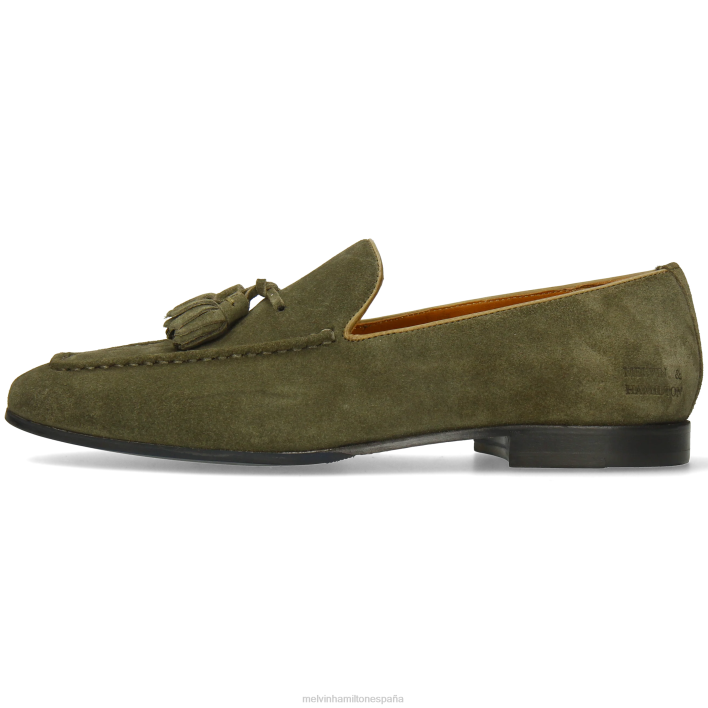 cliva 20 hombres Melvin & Hamilton verde JRT4222 mocasines