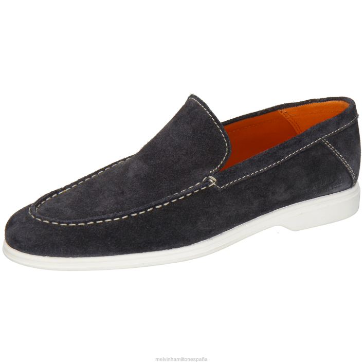 conde 24 hombres Melvin & Hamilton azul JRT4249 mocasines