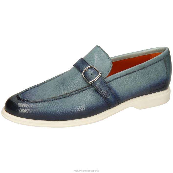 conde 25 hombres Melvin & Hamilton azul JRT4236 mocasines
