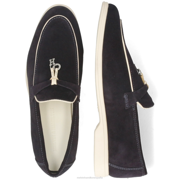 conde 27 hombres Melvin & Hamilton azul JRT4228 mocasines