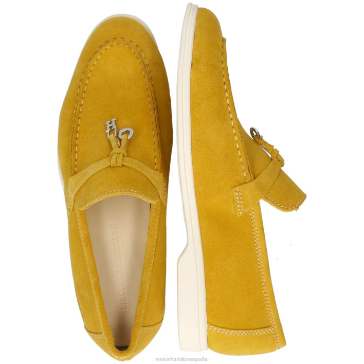 conde 3 hombres Melvin & Hamilton amarillo JRT4234 mocasines