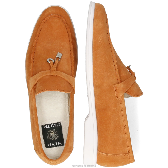 conde 3 hombres Melvin & Hamilton naranja JRT4317 mocasines