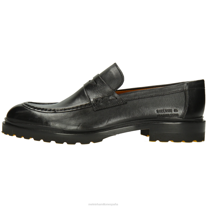 jorge 5 hombres Melvin & Hamilton negro JRT4242 mocasines