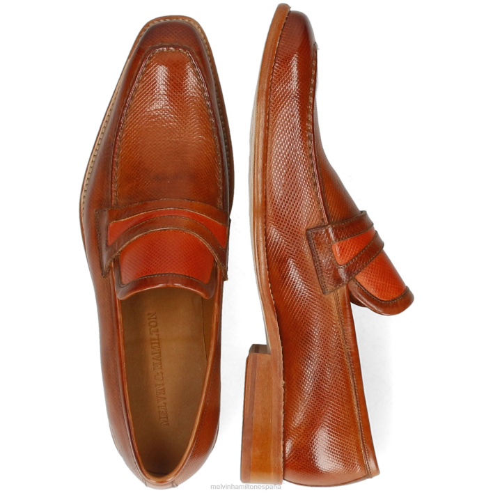 leonardo 16 hombres Melvin & Hamilton marrón JRT4324 mocasines