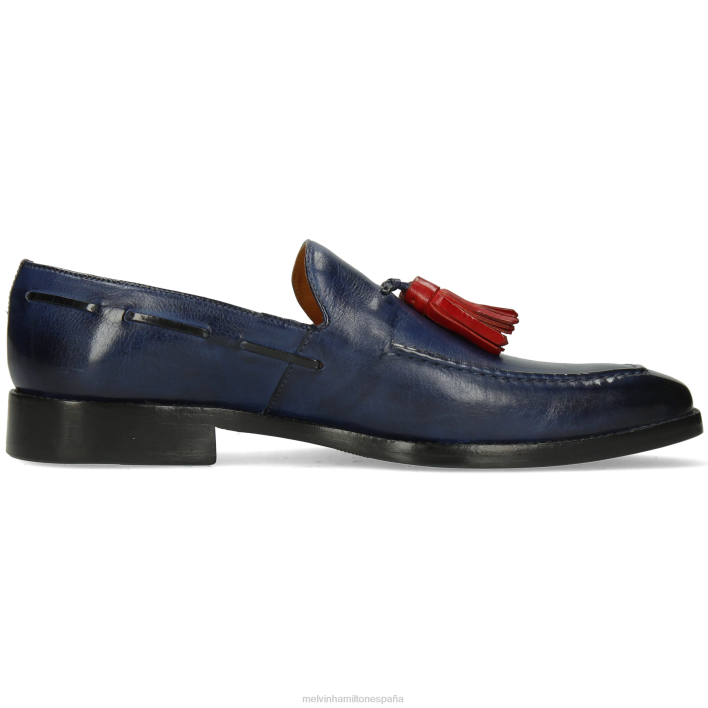 leonardo 1 hombres Melvin & Hamilton azul JRT4296 mocasines
