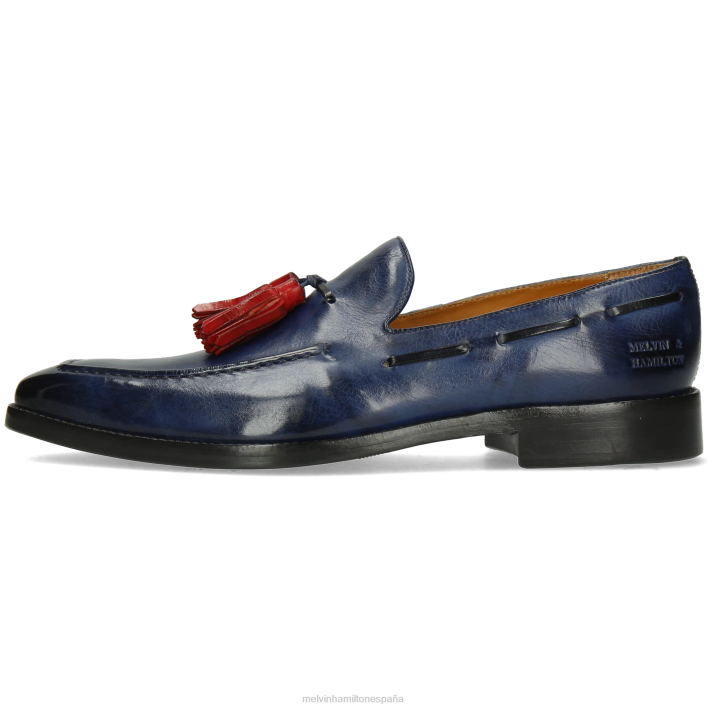 leonardo 1 hombres Melvin & Hamilton azul JRT4296 mocasines