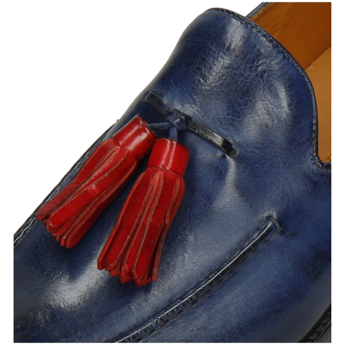 leonardo 1 hombres Melvin & Hamilton azul JRT4296 mocasines