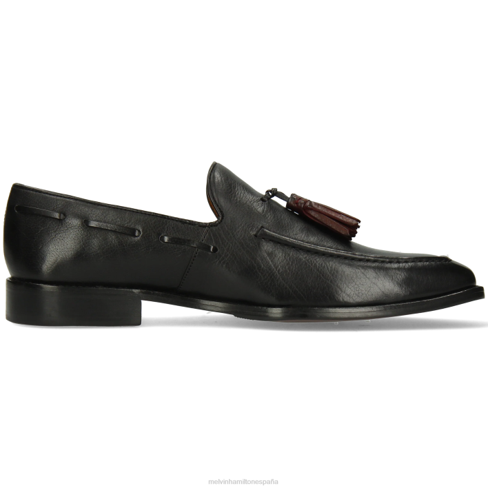 leonardo 1 hombres Melvin & Hamilton negro JRT4297 mocasines