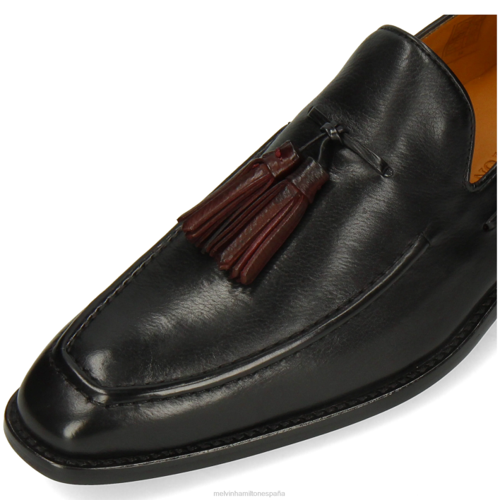 leonardo 1 hombres Melvin & Hamilton negro JRT4297 mocasines