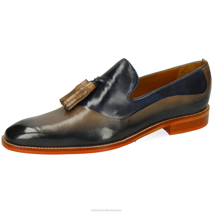 leonardo 24 hombres Melvin & Hamilton gris JRT4244 mocasines