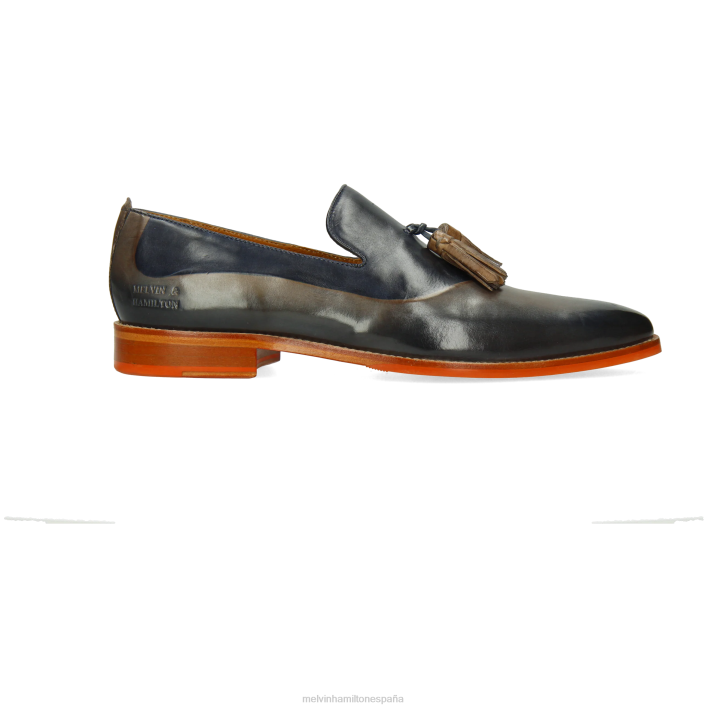 leonardo 24 hombres Melvin & Hamilton gris JRT4244 mocasines