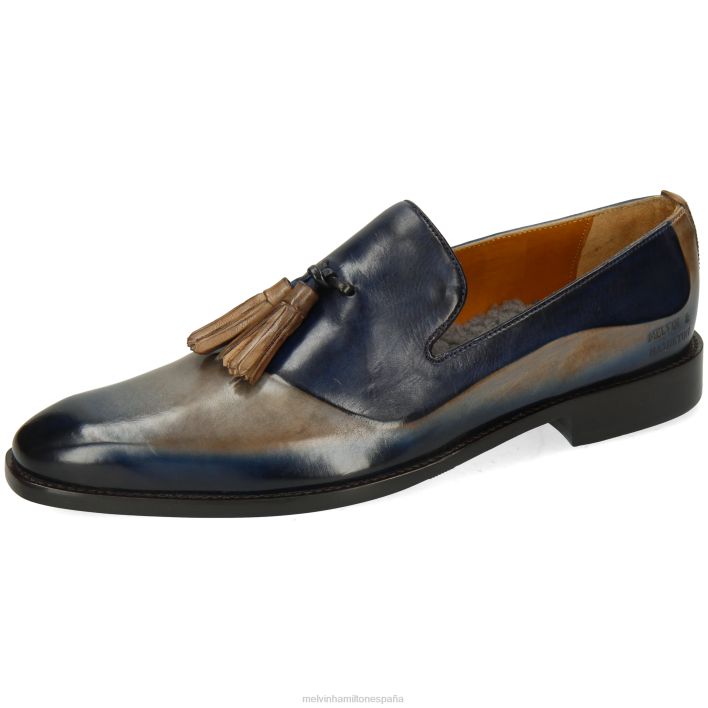 leonardo 24 hombres Melvin & Hamilton gris JRT4275 mocasines