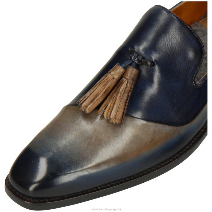 leonardo 24 hombres Melvin & Hamilton gris JRT4275 mocasines