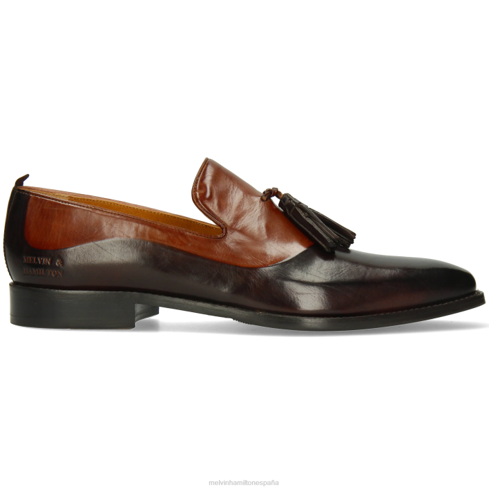 leonardo 24 hombres Melvin & Hamilton marrón JRT4221 mocasines