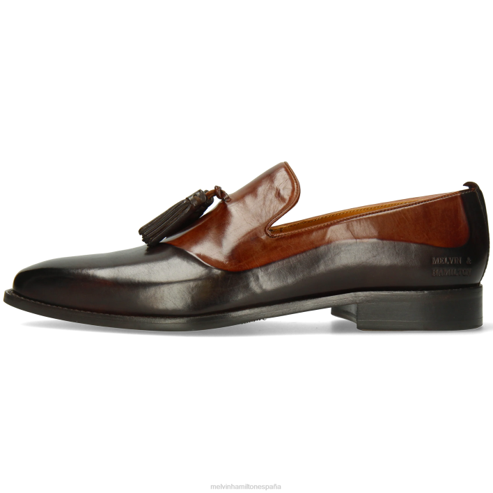 leonardo 24 hombres Melvin & Hamilton marrón JRT4221 mocasines