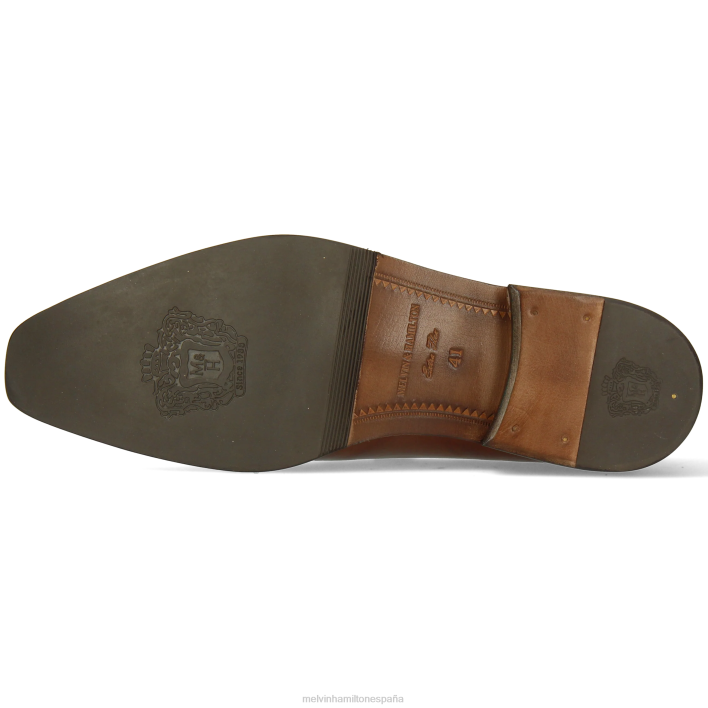 leonardo 24 hombres Melvin & Hamilton marrón JRT4221 mocasines