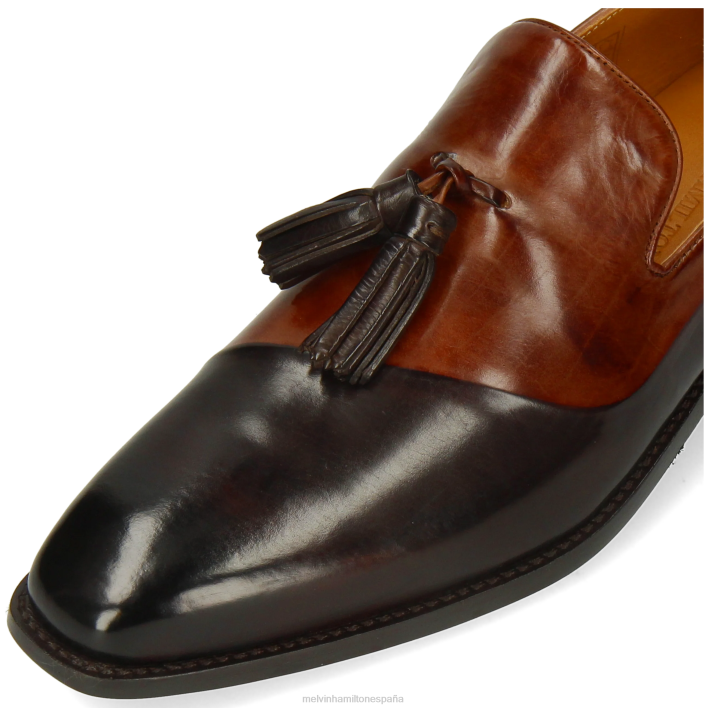 leonardo 24 hombres Melvin & Hamilton marrón JRT4221 mocasines