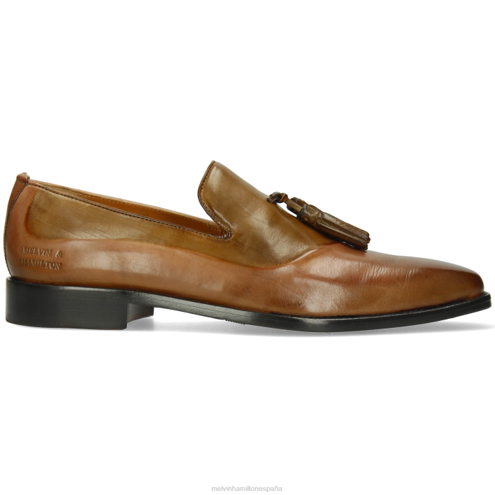 leonardo 24 hombres Melvin & Hamilton marrón JRT4255 mocasines