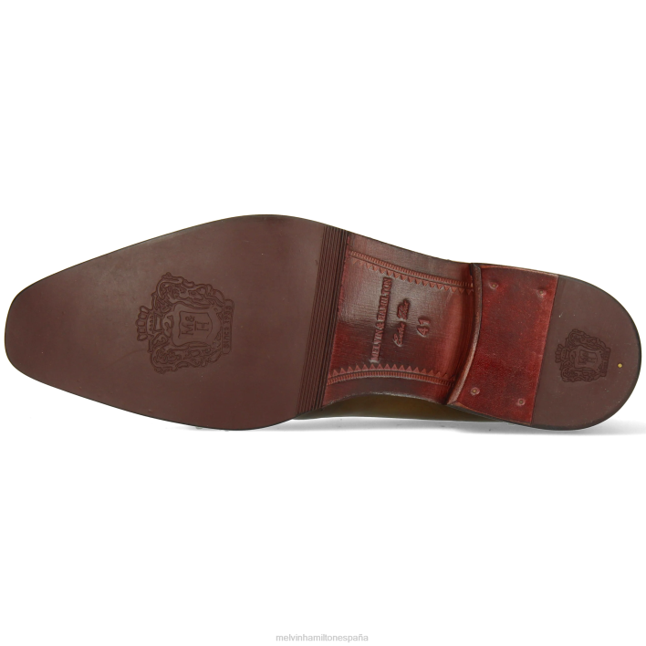 leonardo 24 hombres Melvin & Hamilton marrón JRT4255 mocasines