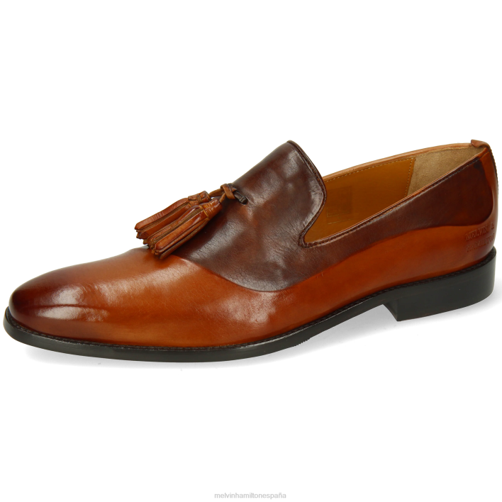 leonardo 24 hombres Melvin & Hamilton marrón JRT4258 mocasines
