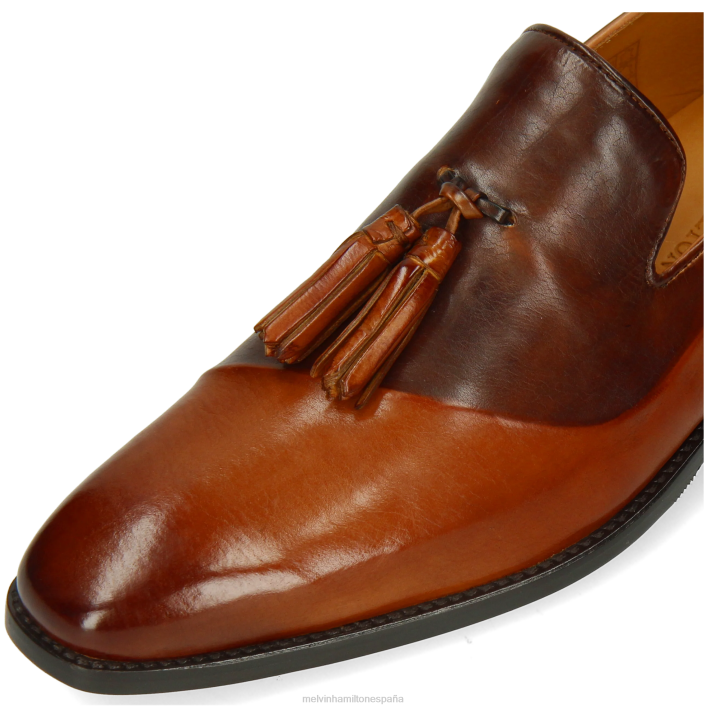 leonardo 24 hombres Melvin & Hamilton marrón JRT4258 mocasines
