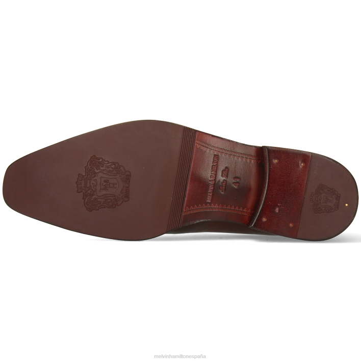 leonardo 24 hombres Melvin & Hamilton marrón JRT4272 mocasines