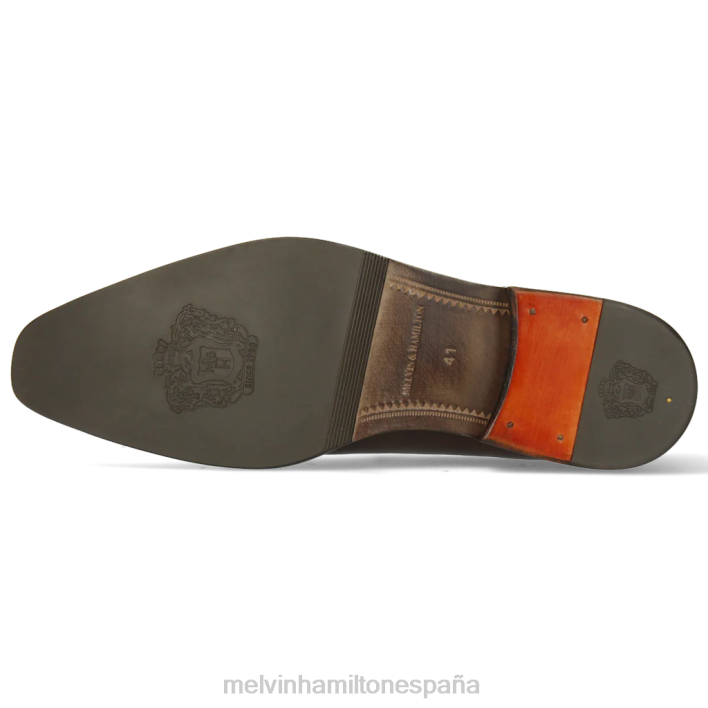 leonardo 24 hombres Melvin & Hamilton marrón JRT4286 mocasines