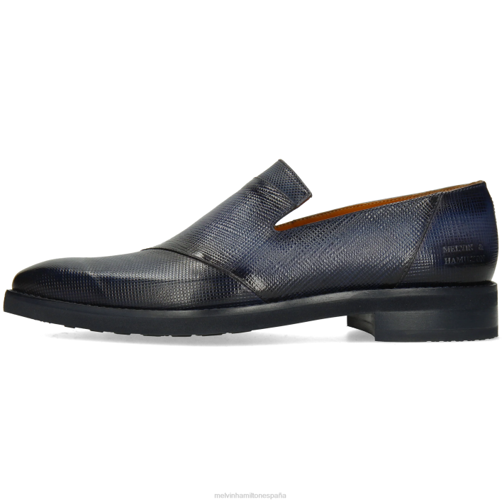 leonardo 28 hombres Melvin & Hamilton azul JRT4274 mocasines