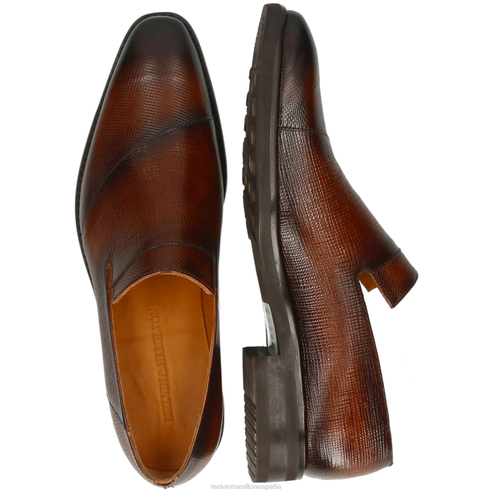 leonardo 28 hombres Melvin & Hamilton marrón JRT4263 mocasines