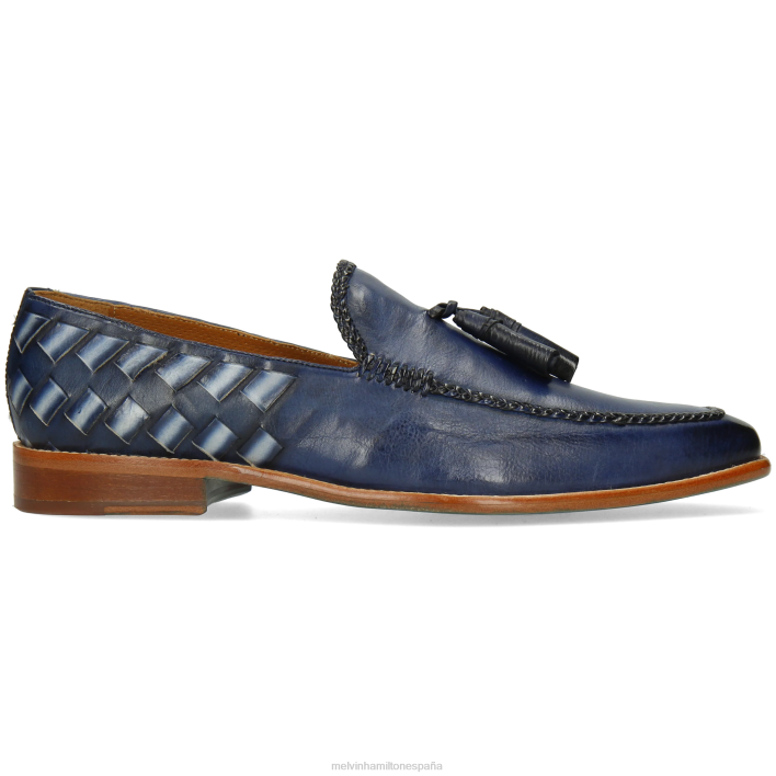 leonardo 32 hombres Melvin & Hamilton azul JRT4301 mocasines