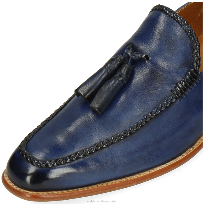 leonardo 32 hombres Melvin & Hamilton azul JRT4301 mocasines