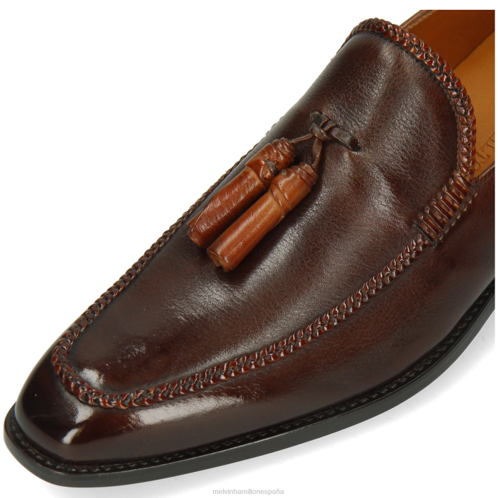 leonardo 32 hombres Melvin & Hamilton marrón JRT4262 mocasines