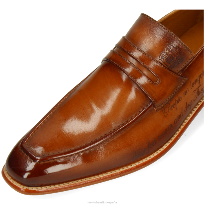 leonardo 37 hombres Melvin & Hamilton marrón JRT4214 mocasines