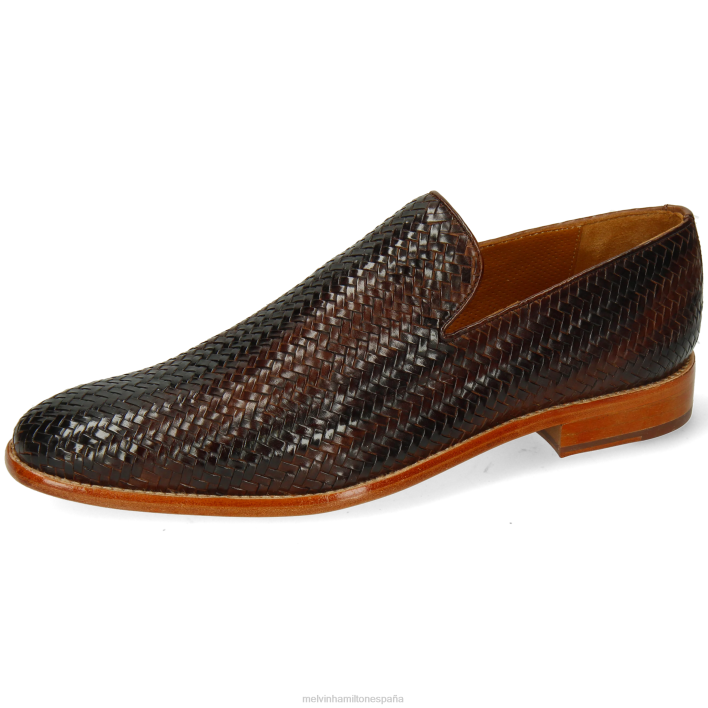 leonardo 39 hombres Melvin & Hamilton marrón JRT4219 mocasines