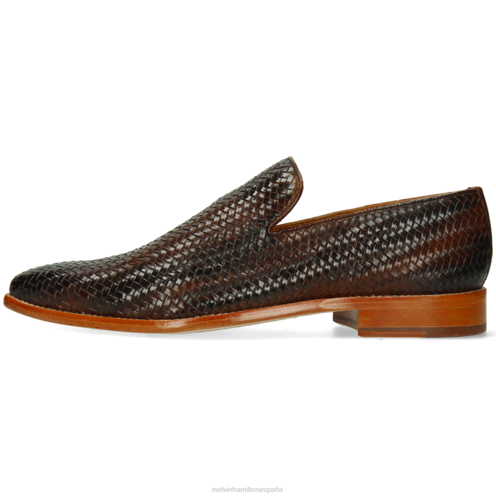 leonardo 39 hombres Melvin & Hamilton marrón JRT4219 mocasines