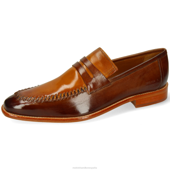 leonardo 41 hombres Melvin & Hamilton marrón JRT4264 mocasines
