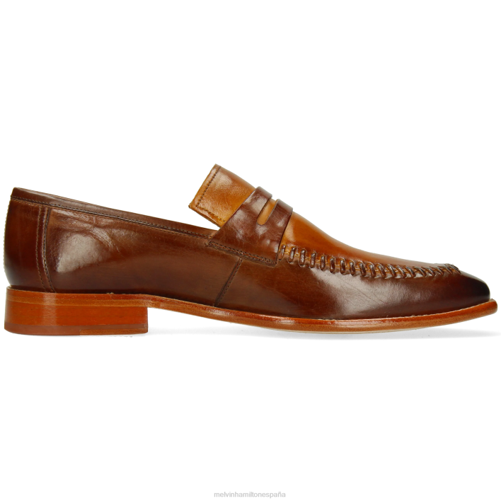 leonardo 41 hombres Melvin & Hamilton marrón JRT4264 mocasines