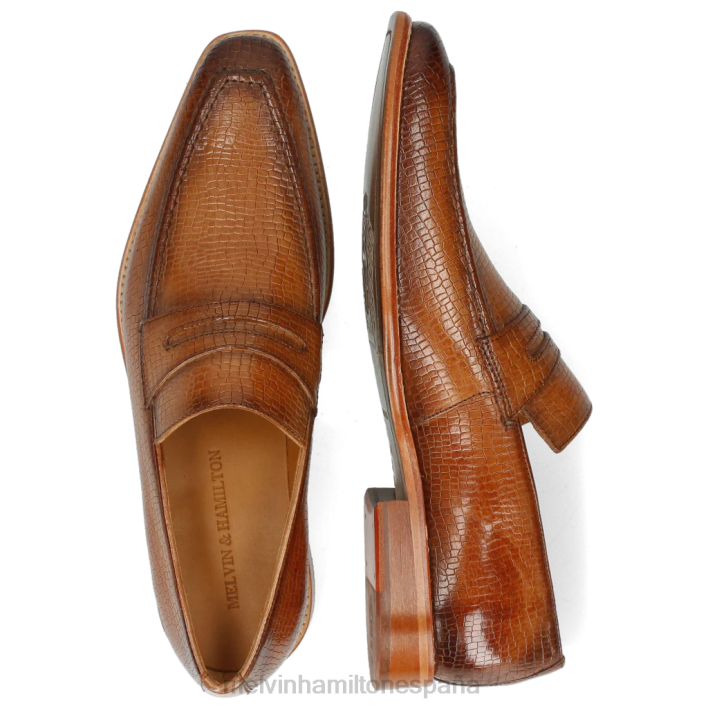 leonardo 4 hombres Melvin & Hamilton marrón JRT4323 mocasines
