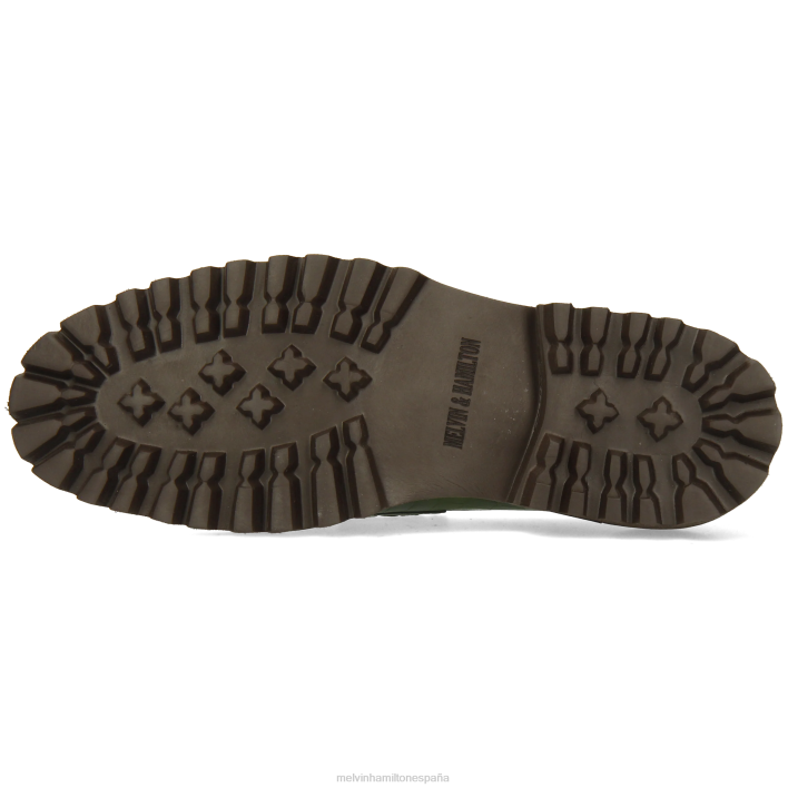 perforar 9 hombres Melvin & Hamilton verde JRT4265 mocasines