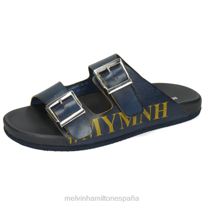 Roberto 10 hombres Melvin & Hamilton azul JRT4727 mulas
