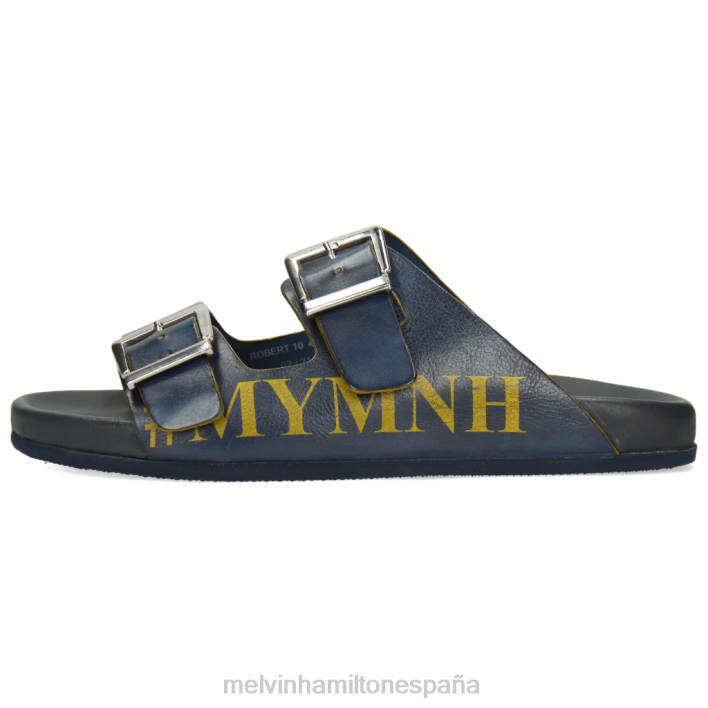 Roberto 10 hombres Melvin & Hamilton azul JRT4727 mulas