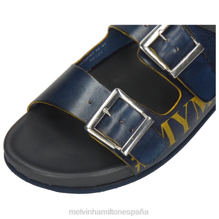 Roberto 10 hombres Melvin & Hamilton azul JRT4727 mulas