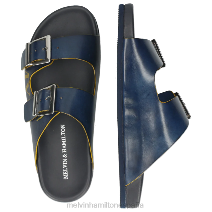 Roberto 10 hombres Melvin & Hamilton azul JRT4727 mulas