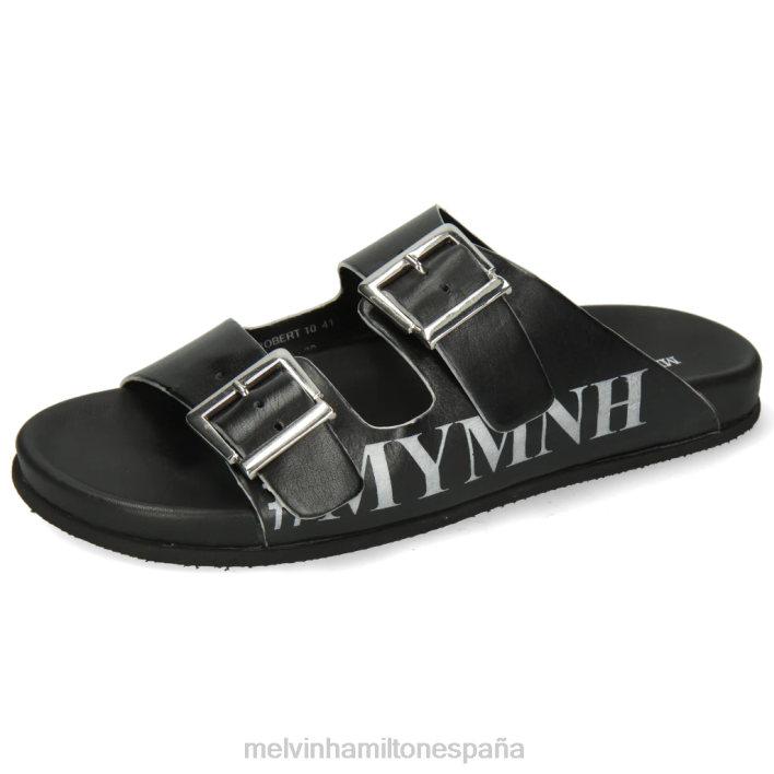 Roberto 10 hombres Melvin & Hamilton negro JRT4719 mulas