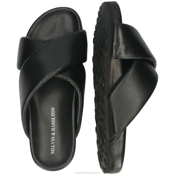 Roberto 33 hombres Melvin & Hamilton negro JRT4718 mulas