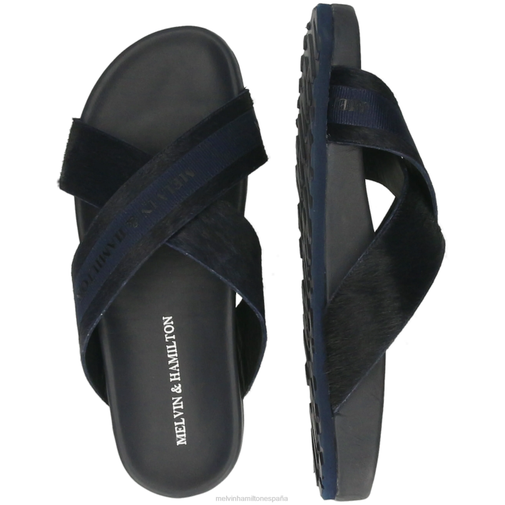 Roberto 34 hombres Melvin & Hamilton azul JRT4717 mulas