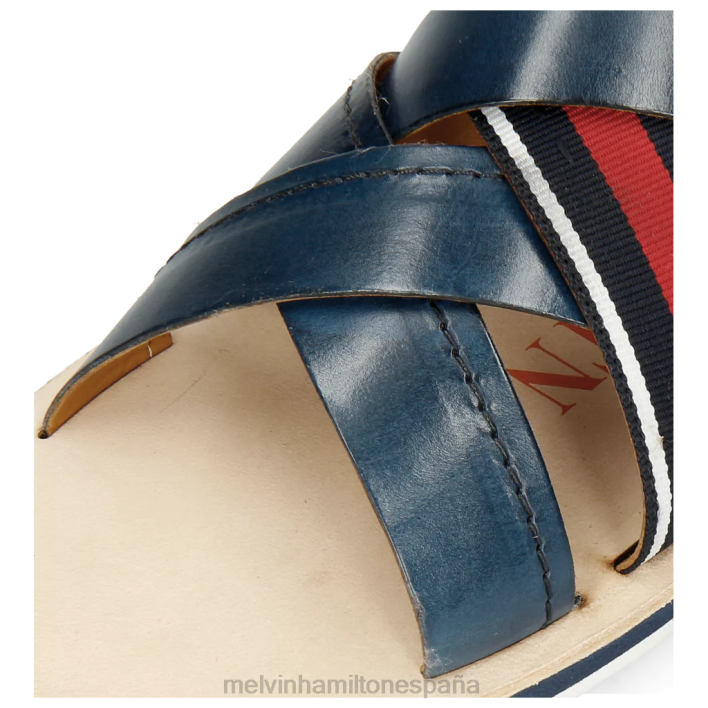 Sam 12 hombres Melvin & Hamilton azul JRT4737 mulas