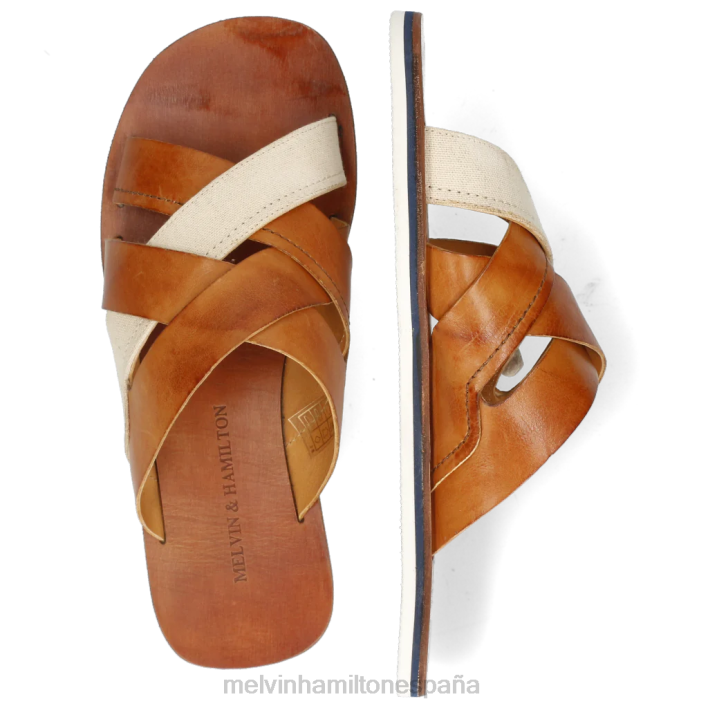 Sam 12 hombres Melvin & Hamilton marrón claro JRT4723 mulas