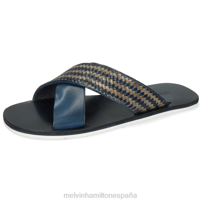 Sam 23 hombres Melvin & Hamilton azul JRT4739 mulas