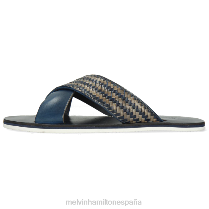 Sam 23 hombres Melvin & Hamilton azul JRT4739 mulas